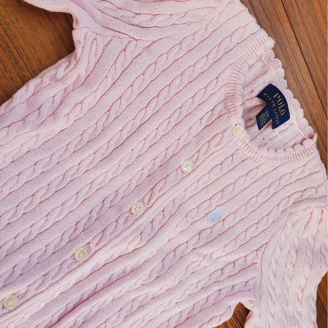 POLO RALPH LAUREN(ポロラルフローレン)のラルフローレン カーディガン キッズ/ベビー/マタニティのキッズ服女の子用(90cm~)(カーディガン)の商品写真