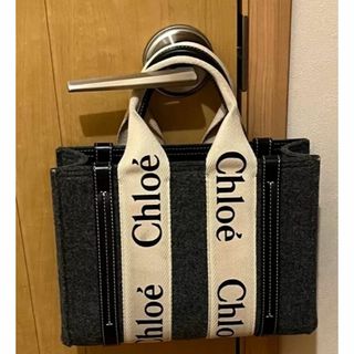クロエ(Chloe)のChloe クロエ ウッディ トート バッグ ハンドバッグ 2way ショルダー(ハンドバッグ)