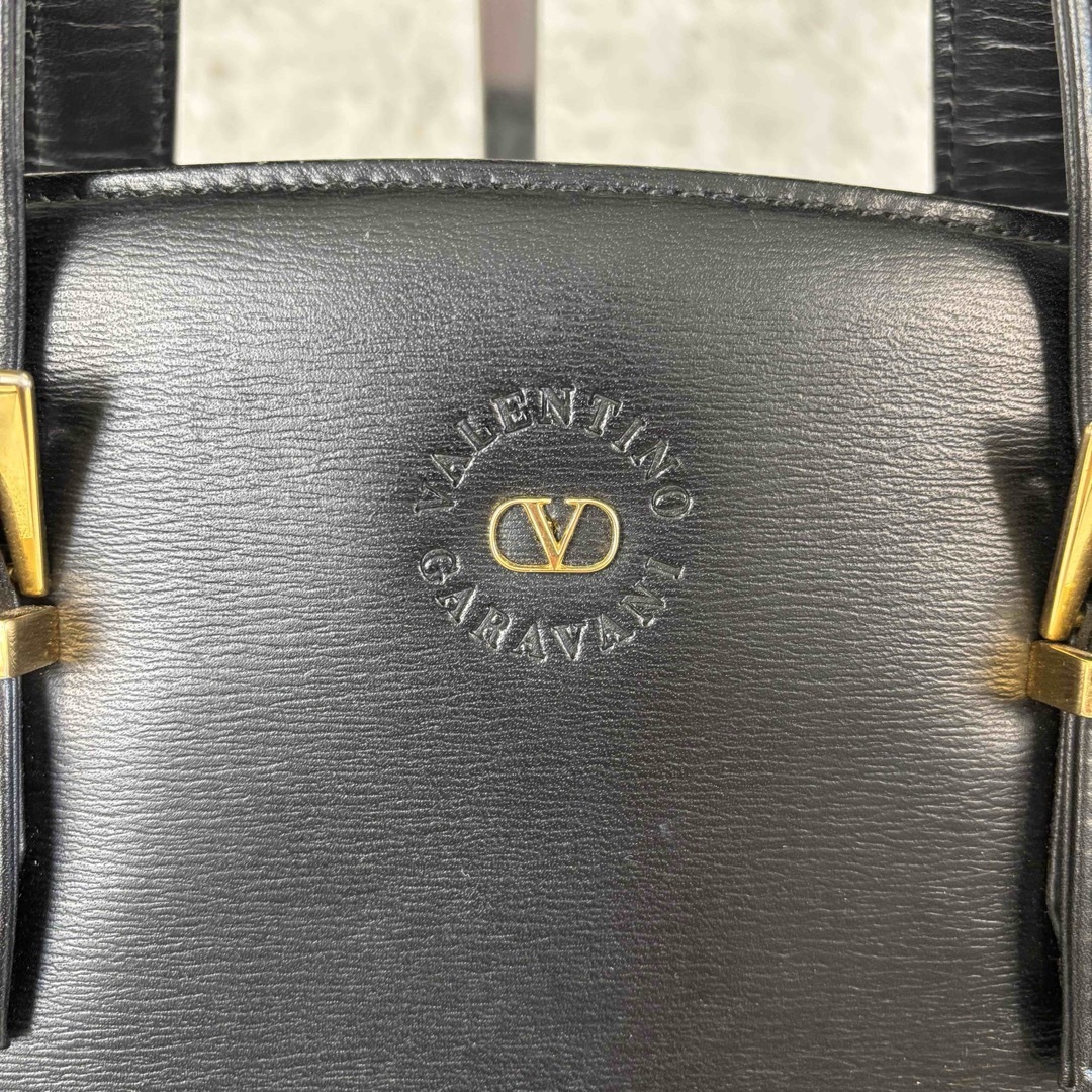 極希少・valentino garavani・ビンテージ・ハンドバッグ・黒 極希少・valentino garavani・ビンテージ・ハンドバッグ・黒