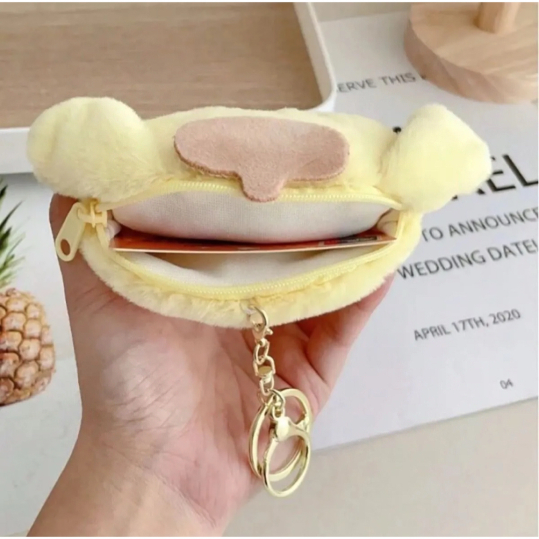 ミニポーチ　キティちゃん　マイメロ　チャーム　ふわふわ　キーホルダー　小物入れ エンタメ/ホビーのアニメグッズ(キーホルダー)の商品写真