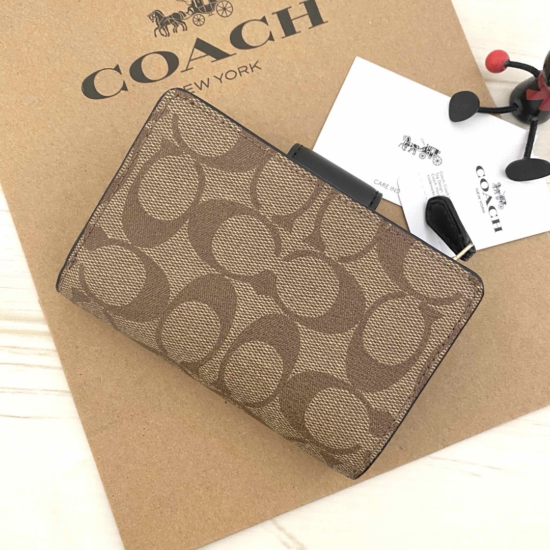 COACH - 新品 COACH コーチ 財布 折り財布 2つ折り財布 COACH - 新品 COACH コーチ 財布 折り財布 2つ折り財布