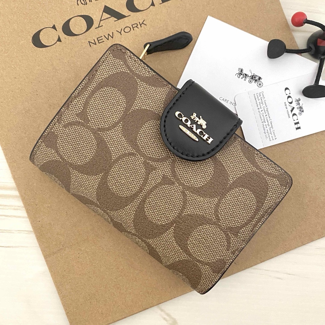 COACH - 新品 COACH コーチ 財布 折り財布 2つ折り財布 COACH - 新品 COACH コーチ 財布 折り財布 2つ折り財布