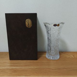 花器 HOYA クリスタル 花瓶 共箱 重厚 濃う フラワーベース 花器 HOYA クリスタル 花瓶 共箱 重厚 濃う フラワーベース