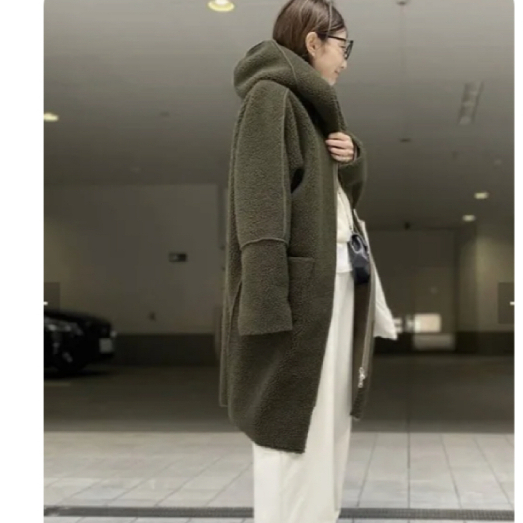 LOU Andrea/ルーアンドレア MOUTON FAKE HOOD COAT LOU Andrea/ルーアンドレア MOUTON FAKE HOOD COAT