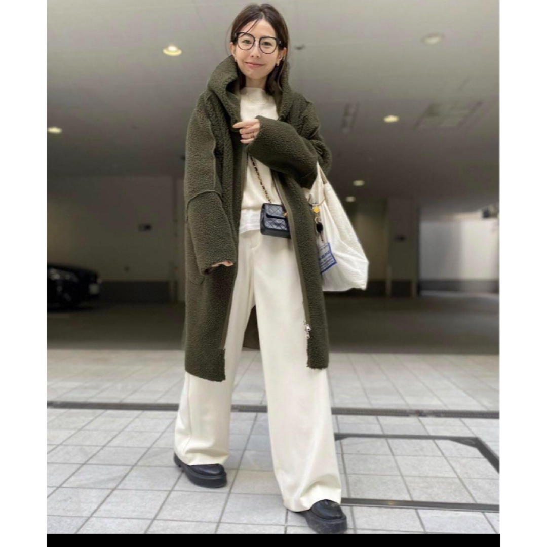 LOU Andrea/ルーアンドレア MOUTON FAKE HOOD COAT LOU Andrea/ルーアンドレア MOUTON FAKE HOOD COAT