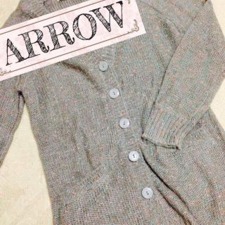 アロー(ARROW)のARROW ロングカーディガン(カーディガン)