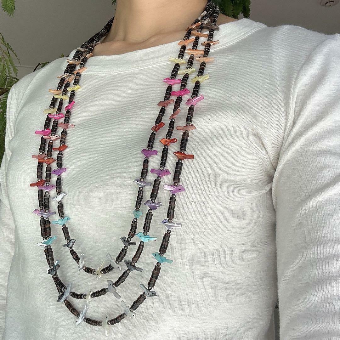 INDIAN JEWELRY - 【J142】*極上*ヴィンテージ 3連 ズニ族 INDIAN JEWELRY - 【J142】*極上*ヴィンテージ 3連 ズニ族