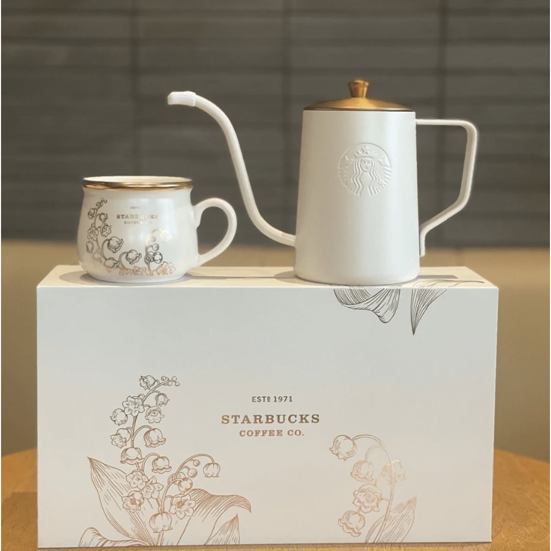 Starbucks - 新品 スターバックス スタバ中国限定 鈴蘭ドリップ Starbucks - 新品 スターバックス スタバ中国限定 鈴蘭ドリップ