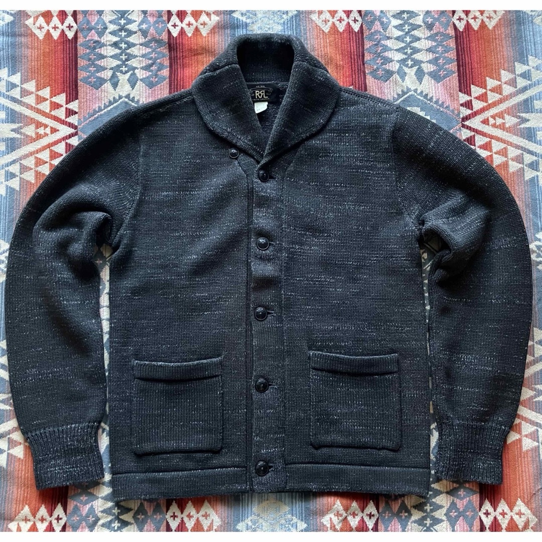 美品】RRL ダブルアールエル カーディガン セーター M アメリカ 美品】RRL ダブルアールエル カーディガン セーター M アメリカ