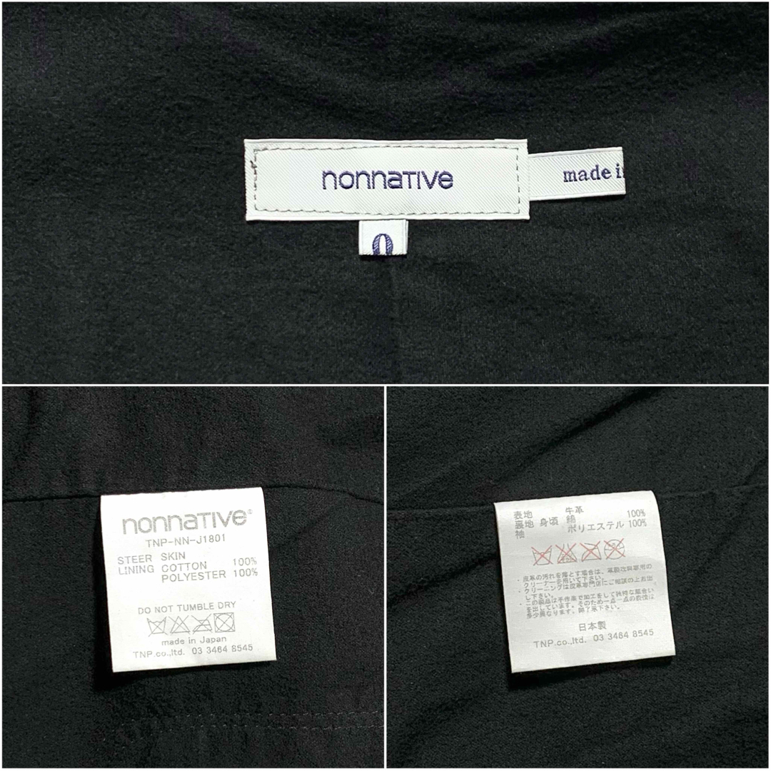 nonnative - ☆良品 ノンネイティブ レザー シングル ライダース nonnative - ☆良品 ノンネイティブ レザー シングル ライダース