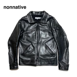 nonnative - nonnative 16aw BIKER BLOUSON COW LEATHERの通販 nonnative - nonnative 16aw BIKER BLOUSON COW LEATHERの通販