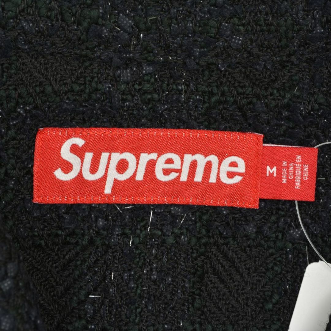 Supreme - 【SUPREME】24AW Boucle Zip Up Shirt Black長袖 Supreme - 【SUPREME】24AW Boucle Zip Up Shirt Black長袖