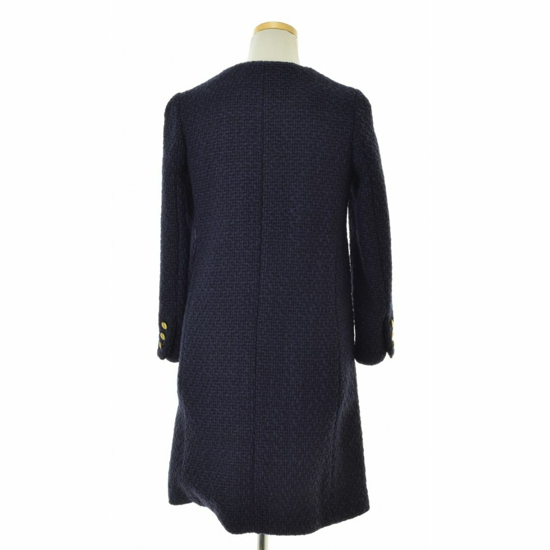 MADISONBLUE - 【MADISONBLUE】MB184-1004 TWEED NOCOLLAR LONG MADISONBLUE - 【MADISONBLUE】MB184-1004 TWEED NOCOLLAR LONG