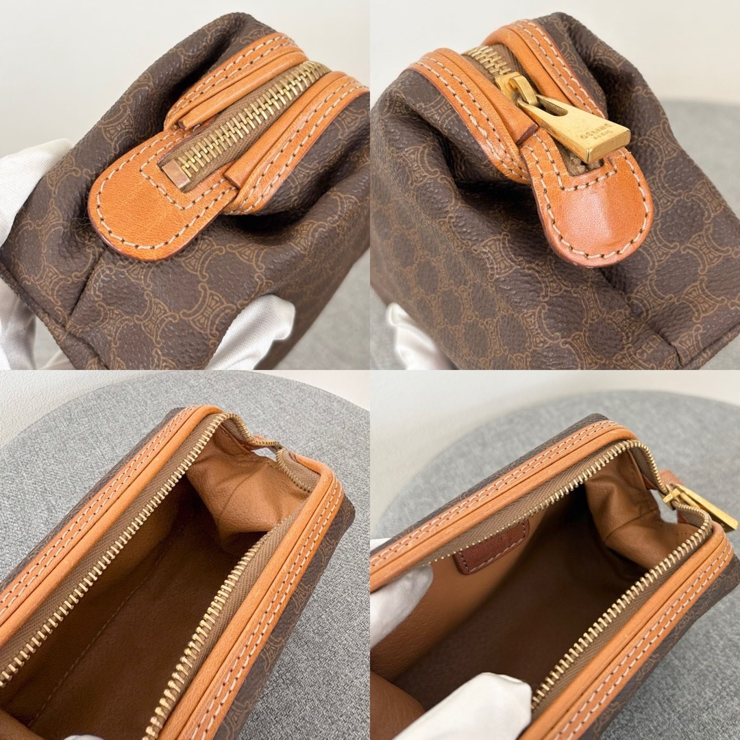セリーヌCELINE◇マカダム柄 小物入れ ポーチ ペンケース ミニ セリーヌCELINE◇マカダム柄 小物入れ ポーチ ペンケース ミニ