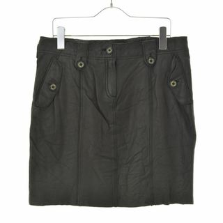 キャシャレル レザースカート 38 キャシャレル レザースカート 38
