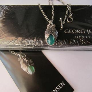 Georg Jensen(ネックレス ・ グリーン・カーキ/緑色系)の Georg Jensen(ネックレス ・ グリーン・カーキ/緑色系)の