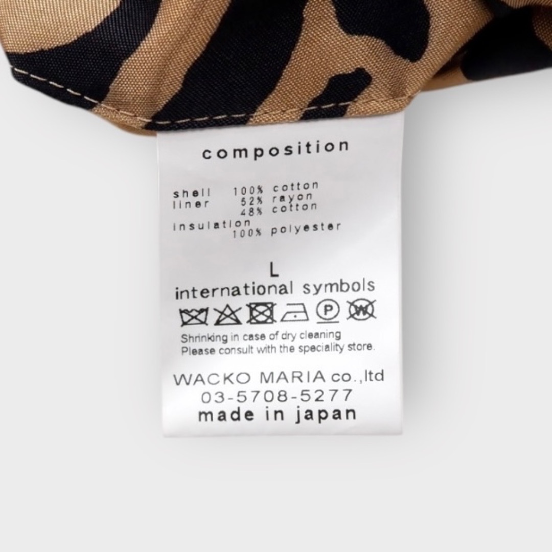 WACKO MARIA - WACKO MARIA【PYTHON KUNG-FU JACKET】の通販 by WACKO MARIA - WACKO MARIA【PYTHON KUNG-FU JACKET】の通販 by