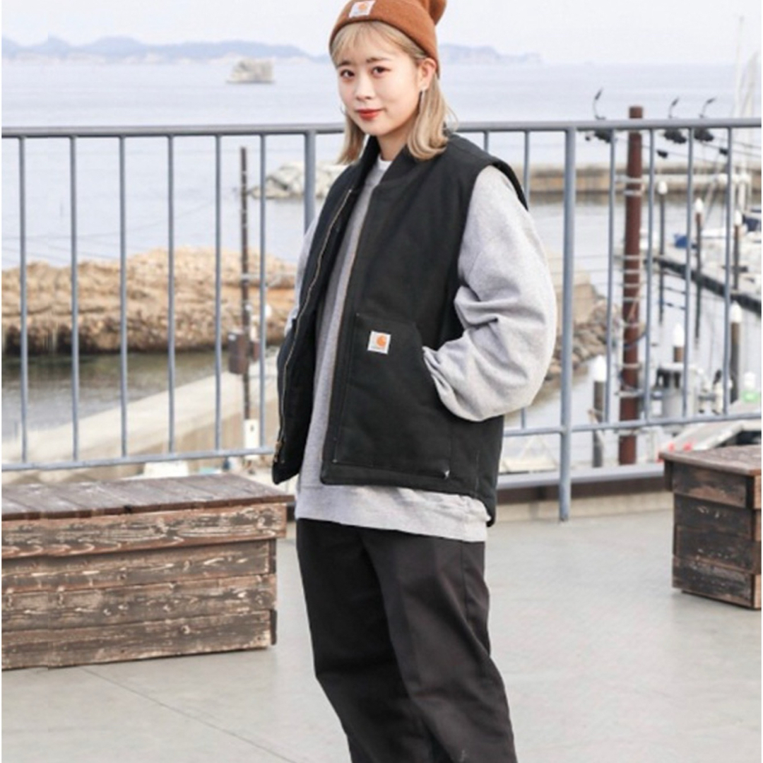 carhartt - 【新品・未使用】タグ付き Carhartt ダックベストの carhartt - 【新品・未使用】タグ付き Carhartt ダックベストの