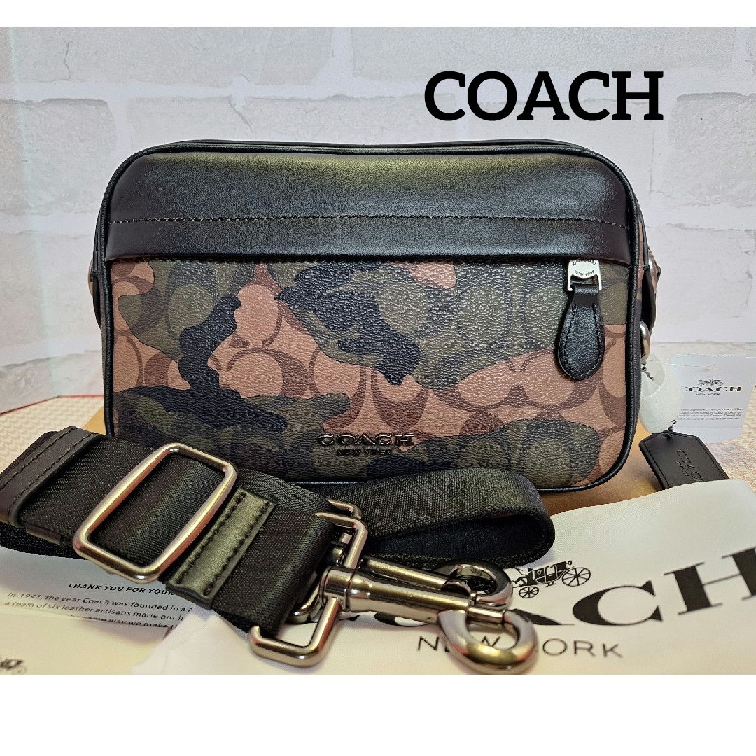 コーチ COACH ボディバッグ ショルダーバッグ カモフラ 迷彩 コーチ COACH ボディバッグ ショルダーバッグ カモフラ 迷彩