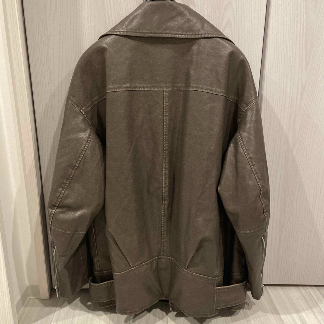 SeaRoomlynn - Vintage wash ECOレザーキルティングライダースの SeaRoomlynn - Vintage wash ECOレザーキルティングライダースの