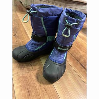 ソレル(SOREL)のSOREL 子ども用スノーブーツ 20センチ パープル キッズ ソレル(ブーツ)