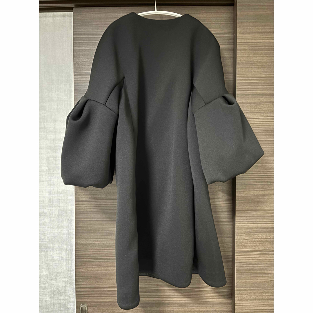【美品】Celford バルーンスリーブコクーンコート black 【美品】Celford バルーンスリーブコクーンコート black