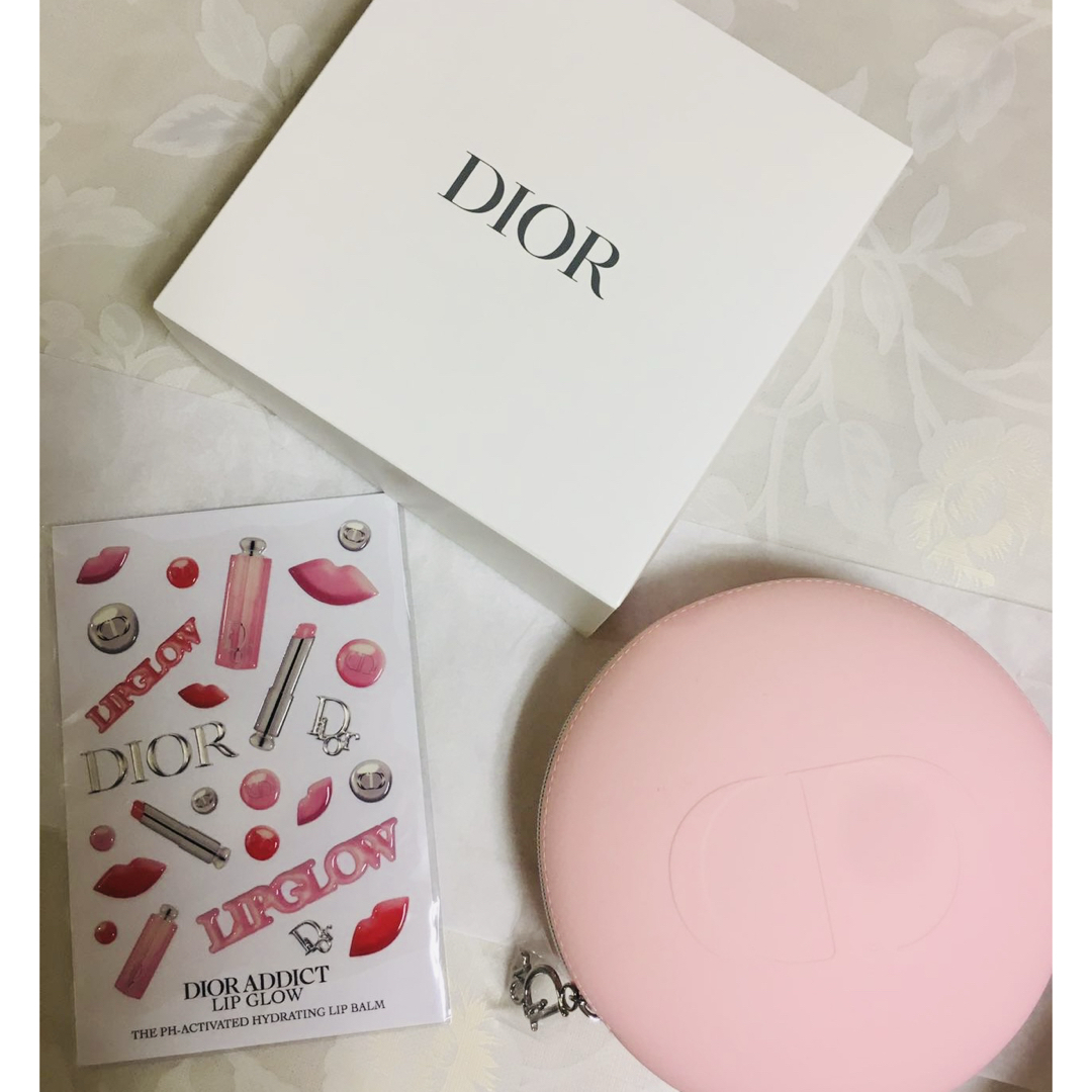 Dior ディオール 春限定 ポーチ ピンク 箱付き クラッチバッグ Dior ディオール 春限定 ポーチ ピンク 箱付き クラッチバッグ