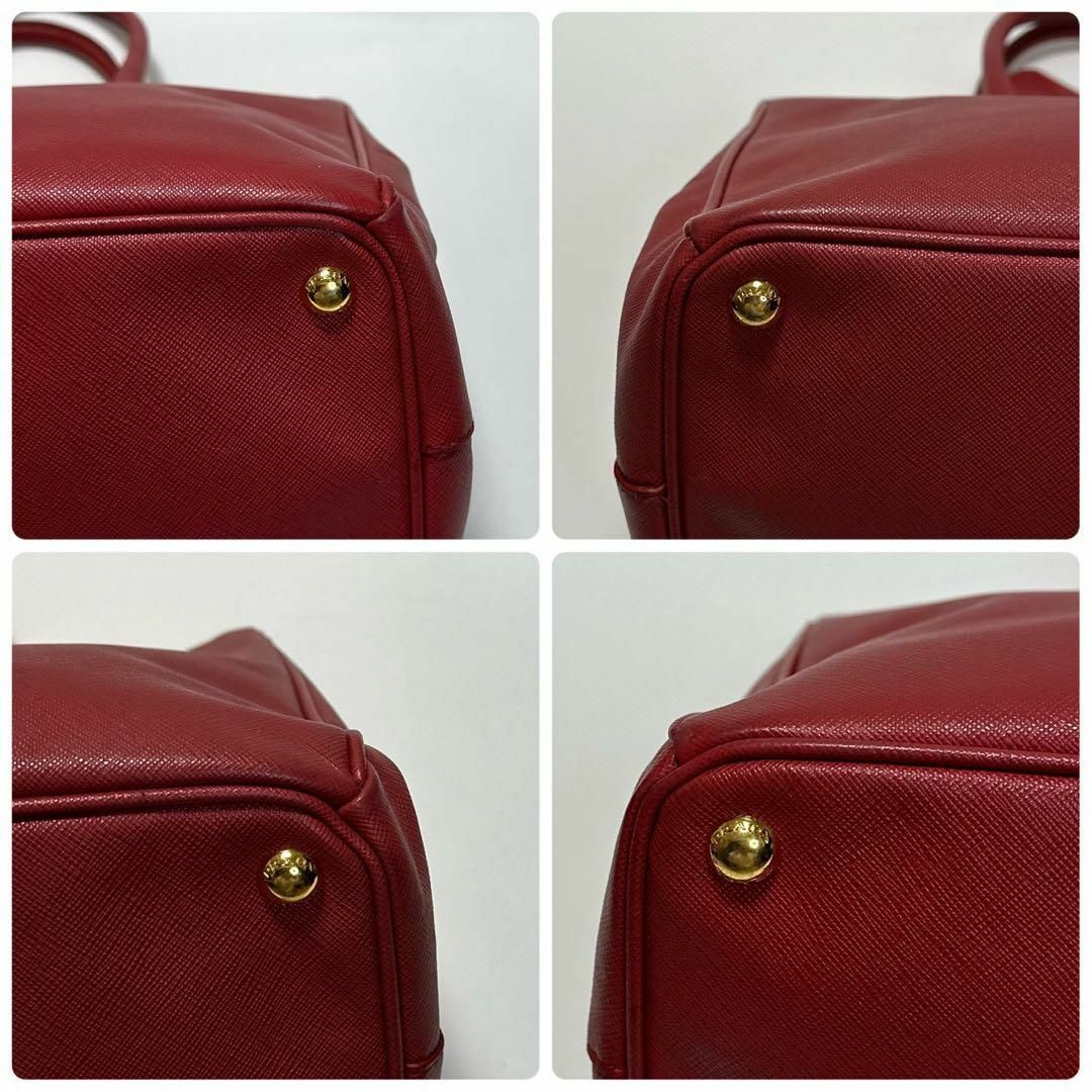 PRADA - i68【極美品】プラダ 三角ロゴ ガレリア サフィアーノ PRADA - i68【極美品】プラダ 三角ロゴ ガレリア サフィアーノ