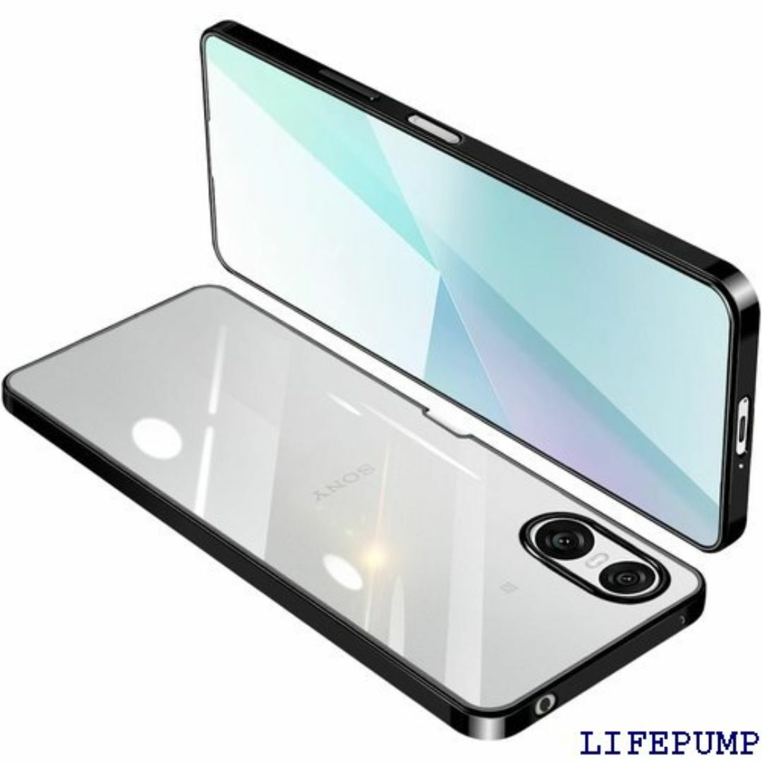 Sony Xperia 10 VI ケース SO-52 止 ブラック 2412