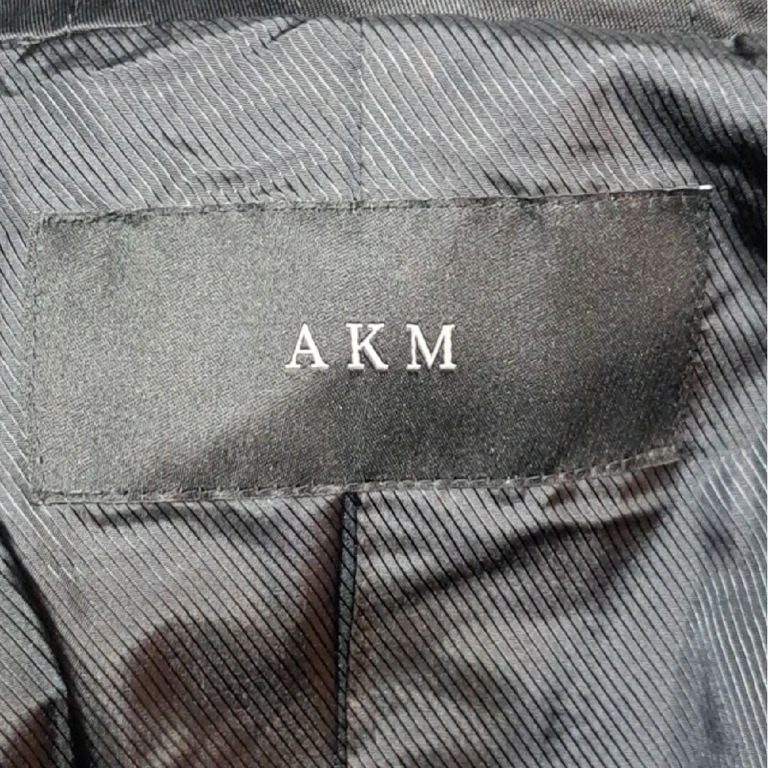 AKM ラムレザー ウール M-65 フィールドジャケット 52 ブラック AKM ラムレザー ウール M-65 フィールドジャケット 52 ブラック