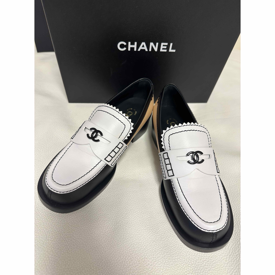 CHANEL - 2024 AW【CHANEL】モカシン カーフスキン G45180⭐︎36 CHANEL - 2024 AW【CHANEL】モカシン カーフスキン G45180⭐︎36