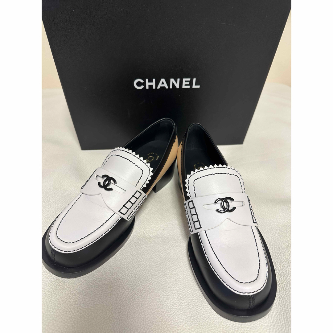 CHANEL - 2024 AW【CHANEL】モカシン カーフスキン G45180⭐︎36 CHANEL - 2024 AW【CHANEL】モカシン カーフスキン G45180⭐︎36