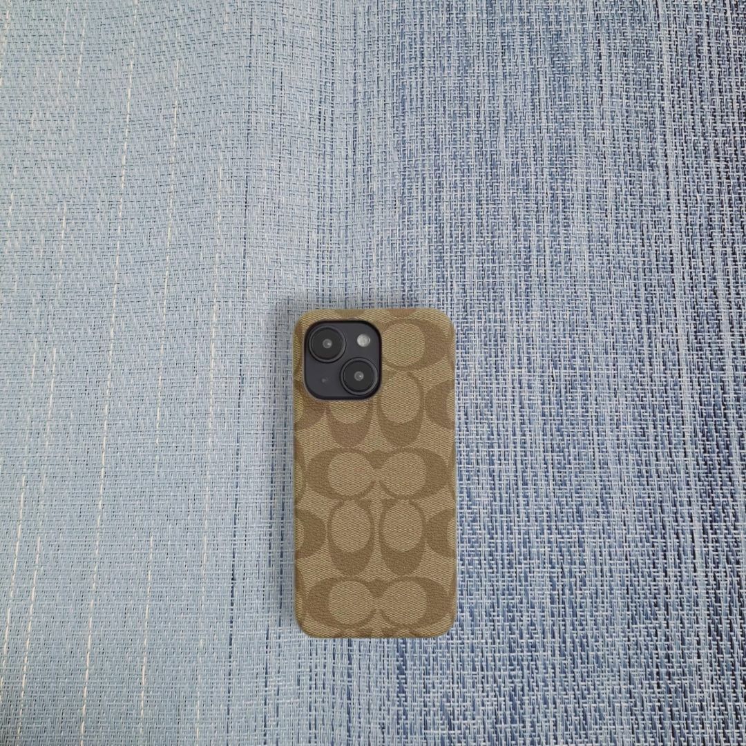 コーチ COACH IPHONE 15 ケース シグネチャー キャンバス