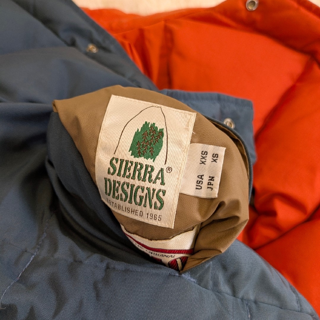 SIERRA DESIGNS - 【美品】SIERRA DESIGNS ダウンベスト XS SIERRA DESIGNS - 【美品】SIERRA DESIGNS ダウンベスト XS