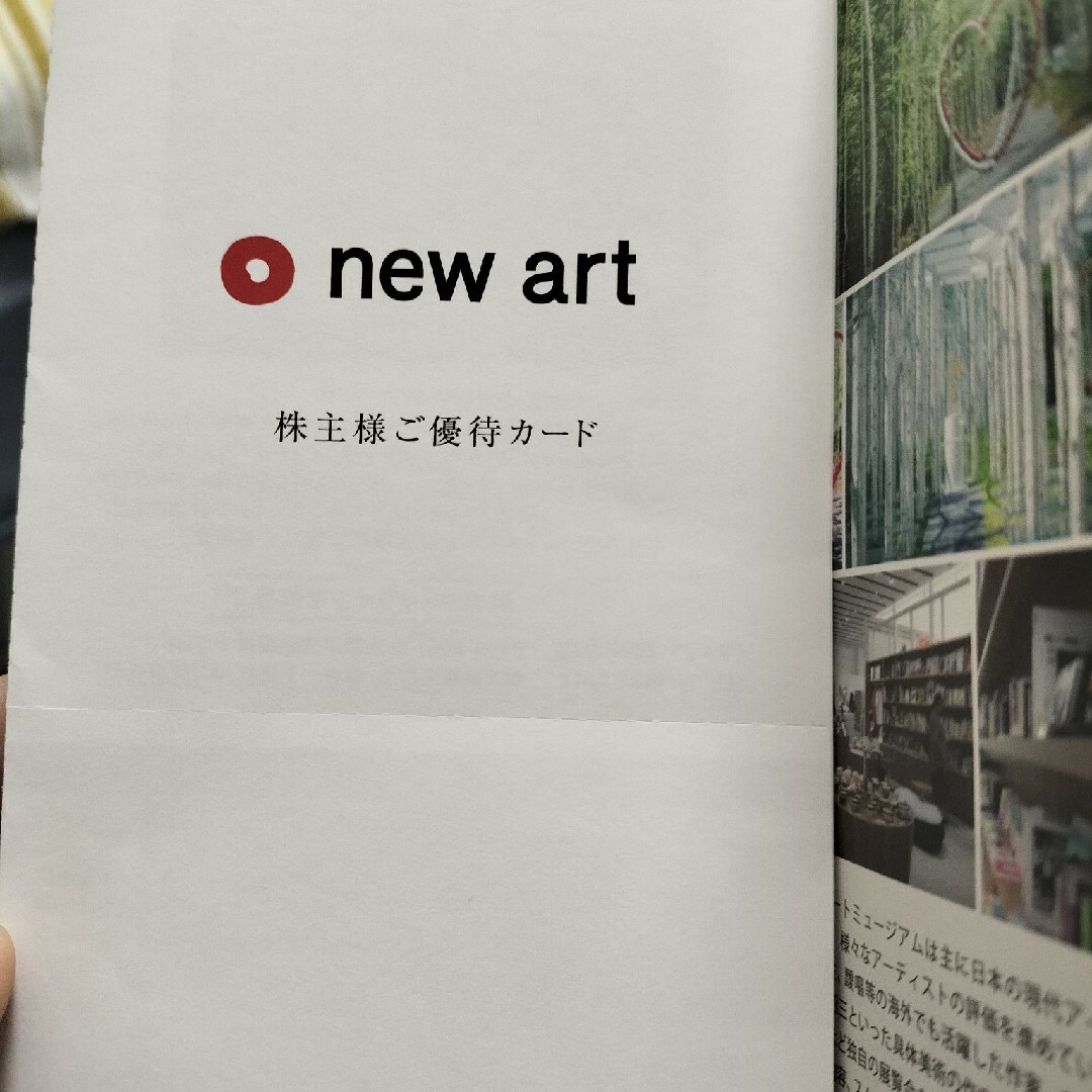 ダイアモンドシライシ ニューアート 株主優待券 チケットの優待券/割引券(ショッピング)の商品写真