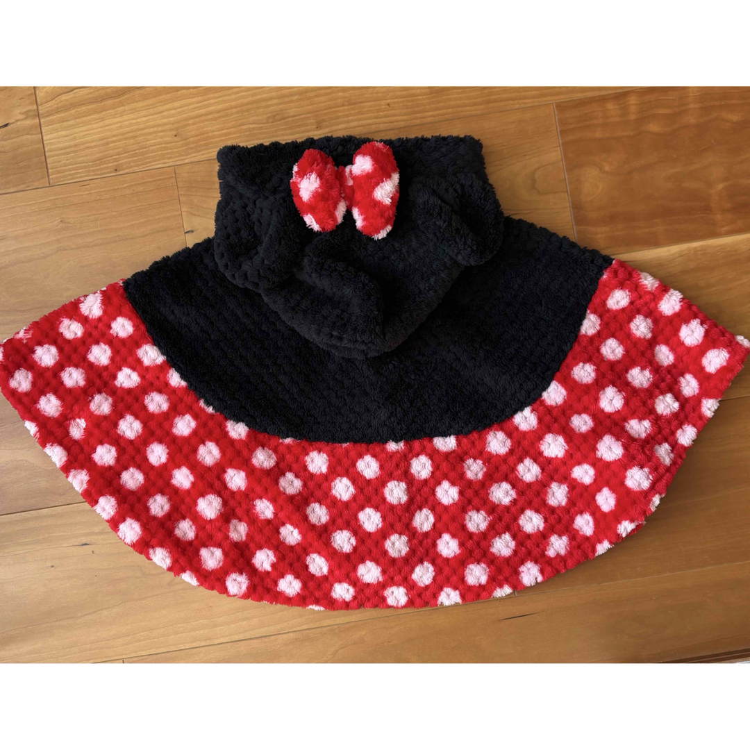 Disney(ディズニー)のミニーマウス　ベビーポンチョ キッズ/ベビー/マタニティのキッズ服女の子用(90cm~)(ジャケット/上着)の商品写真