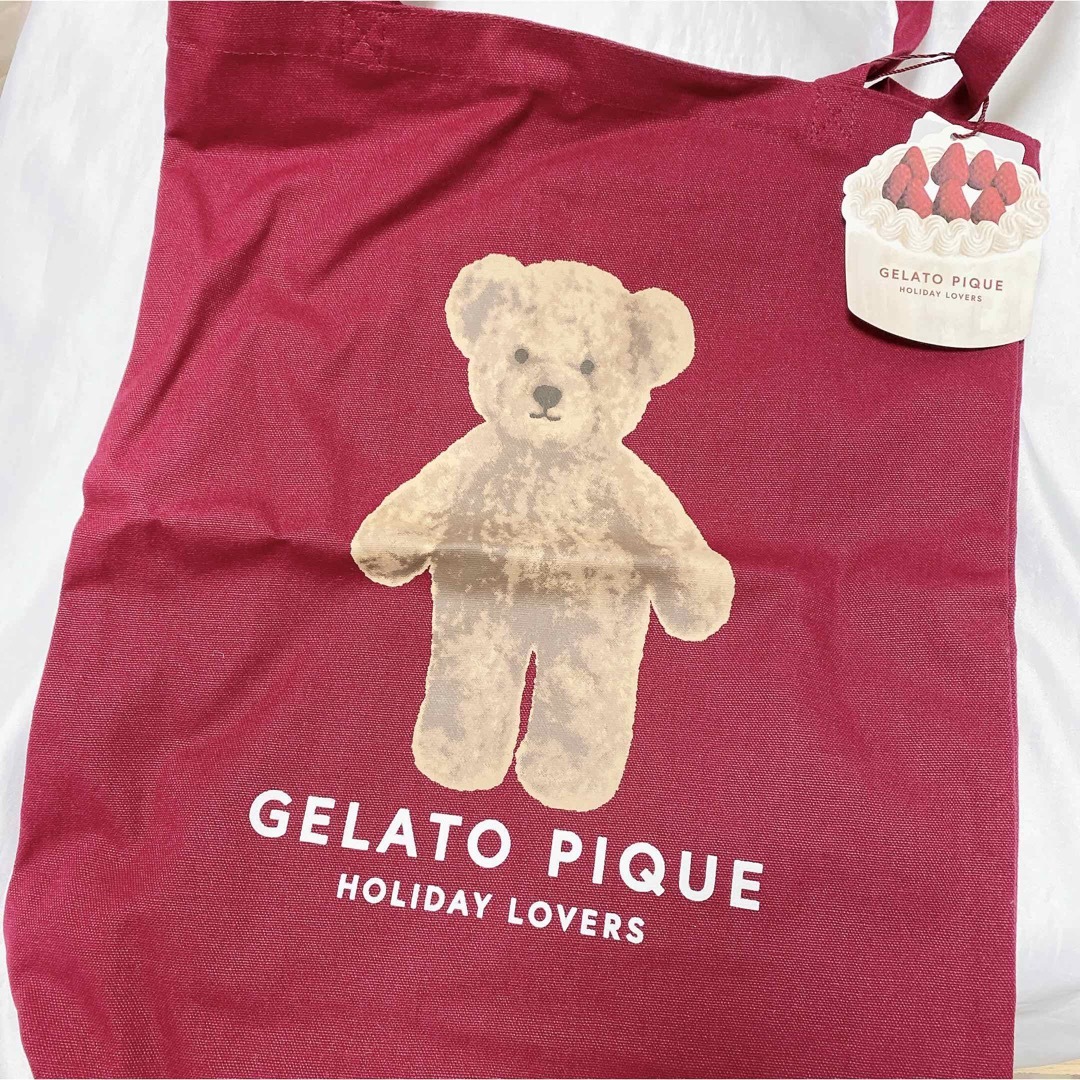 gelato pique(ジェラートピケ)のジェラートピケ ホリデーベア トートバック ジェラピケ gelato pique レディースのバッグ(トートバッグ)の商品写真