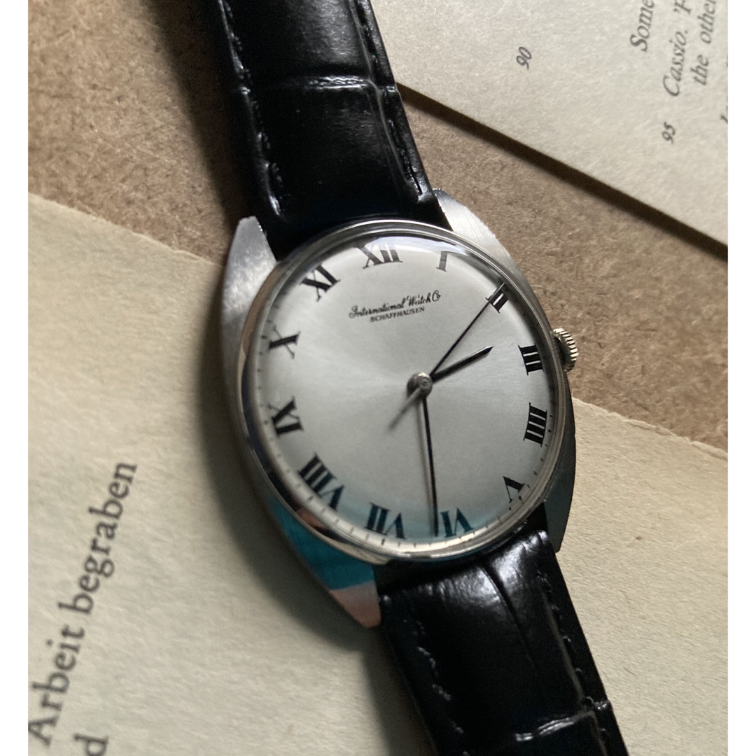 超貴重】IWC/シャフハウゼン/手巻き/メンズ腕時計/シルバー/1960's/ 超貴重】IWC/シャフハウゼン/手巻き/メンズ腕時計/シルバー/1960's/