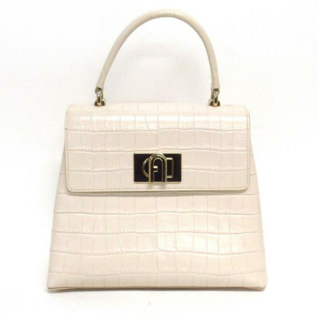 FURLA(フルラ) ハンドバッグ 1927 アイボリー トップハンドル/型 FURLA(フルラ) ハンドバッグ 1927 アイボリー トップハンドル/型
