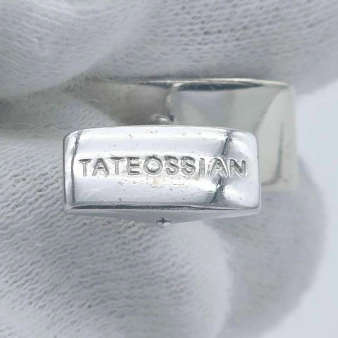 美品☆TATEOSSIAN☆ カフリンクス ラインストーン SV925 シルバー 美品☆TATEOSSIAN☆ カフリンクス ラインストーン SV925 シルバー
