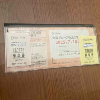 京阪グループ株主優待(鉄道乗車券)