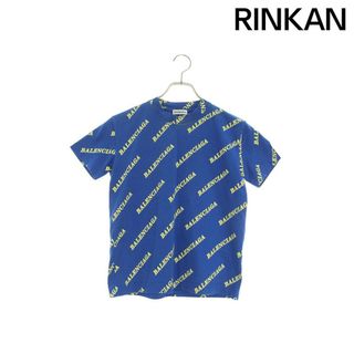 BALENCIAGA(Tシャツ/カットソー(半袖/袖なし) ・ ブルー BALENCIAGA(Tシャツ/カットソー(半袖/袖なし) ・ ブルー