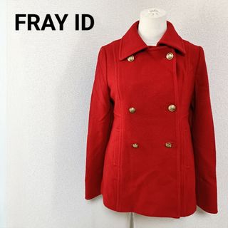 FRAY I.D - 新品未使用タグ付き FRAY I.Dヘリンボーンピーコート FRAY I.D - 新品未使用タグ付き FRAY I.Dヘリンボーンピーコート