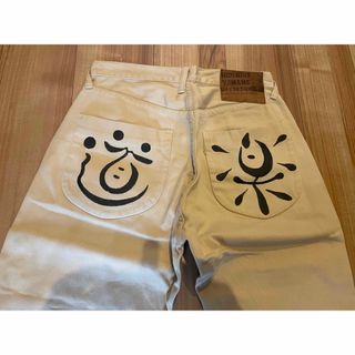 EVISU - サイズ32 2001H 希少 ヤマネ 道楽 白タブ エヴィス EVISU - サイズ32 2001H 希少 ヤマネ 道楽 白タブ エヴィス