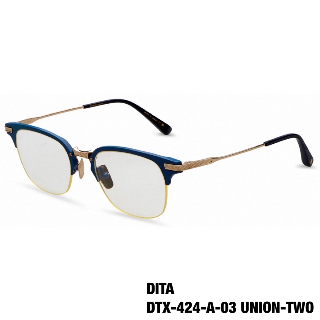 DITA - DITA ディータ メガネフレーム DTX-424-A-03 UNION-TWOの DITA - DITA ディータ メガネフレーム DTX-424-A-03 UNION-TWOの