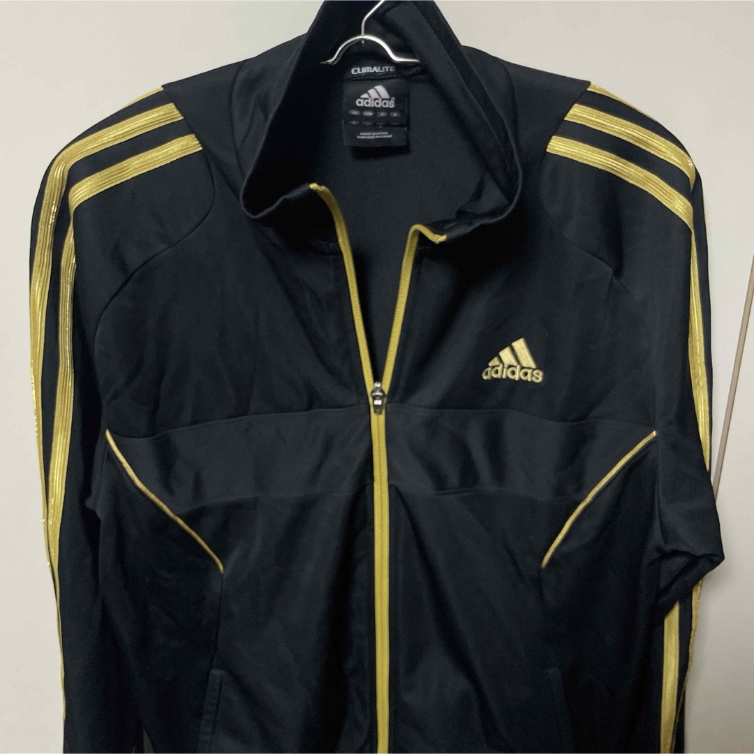adidas ジャージ ジャケット climalite黒 確実 Lサイズ adidas ジャージ ジャケット climalite黒 確実 Lサイズ