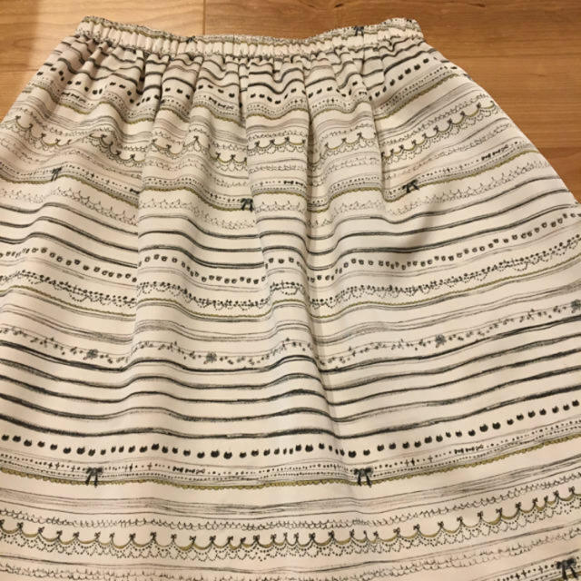 franche lippee(フランシュリッペ)のフランシュリッペえんぴつボーダースカート レディースのスカート(ひざ丈スカート)の商品写真