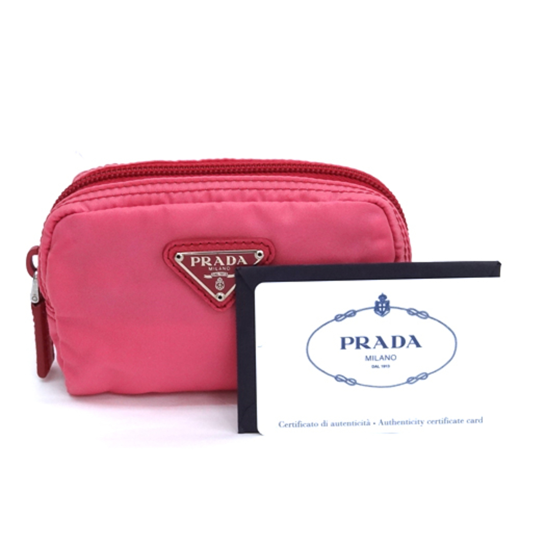PRADA - プラダ ポーチ ナイロン ピンク 1NO339 コスメポーチ PRADA - プラダ ポーチ ナイロン ピンク 1NO339 コスメポーチ
