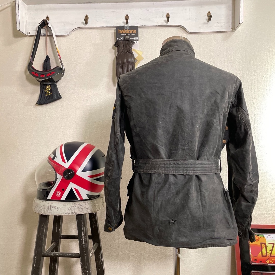 BELSTAFF - 50s BELSTAFF ワックスコットンジャケット ブラック BELSTAFF - 50s BELSTAFF ワックスコットンジャケット ブラック