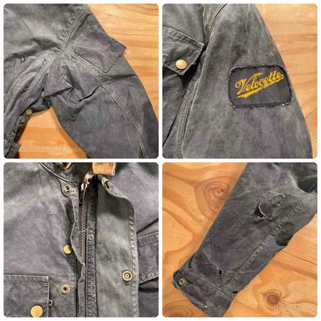 BELSTAFF - 50s BELSTAFF ワックスコットンジャケット ブラック BELSTAFF - 50s BELSTAFF ワックスコットンジャケット ブラック